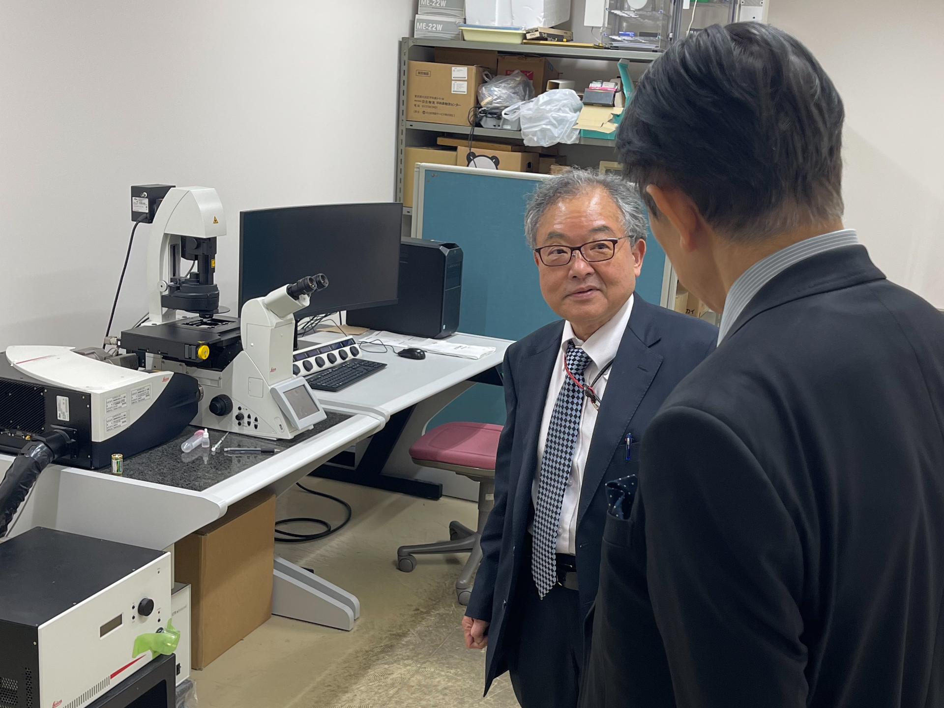 Hiroshi Hata CEO, and Hideto Kojima Academic Advisor